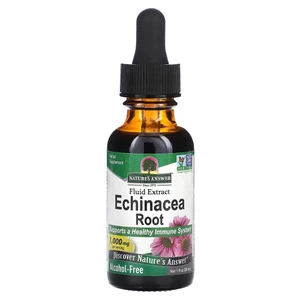 Natures Answer Echinacea Root Fluid Extract Alcohol Free Supports Immune Health 1Oz (30ml)