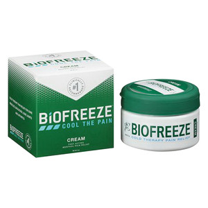 Biofreeze Soothing Pain Relief Cream, for Back Knee Muscle Joint and Arthritis Pain, 3 Oz