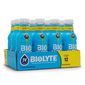 Biolyte Electrolyte Drink Rapid Hydration Citrus Flavor 12Ea