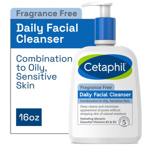 Cetaphil Daily Facial Cleanser for Sensitive Skin, 16 Oz Cetaphil Daily Facial Cleanser for Sensitive Skin, 16 Oz