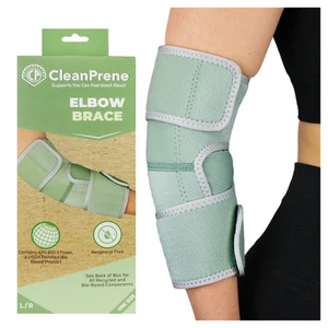 CleanPrene Elbow Support Sustainable Biobased Support Adjustable One Size 1Ea