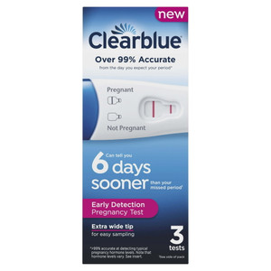 Clearblue Early Detection Pregnancy Test, 3 Ea Clearblue Early Detection Pregnancy Test, 3 Ea