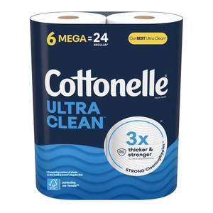 Cottonelle Ultra Comfort Care Clean Strong Toilet Paper, 6 Ea Cottonelle Ultra Comfort Care Clean Strong Toilet Paper, 6 Ea