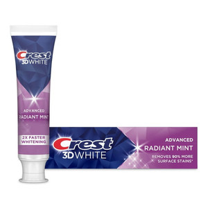 Crest 3D White Advanced Teeth Radiant Mint Whitening Toothpaste, 2.4 Oz Crest 3D White Advanced Teeth Radiant Mint Whitening Toothpaste, 2.4 Oz