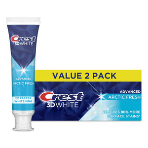 Crest 3D White Advanced Arctic Fresh Whitening Toothpaste, 3.3 Oz, 2 Pack Crest 3D White Advanced Arctic Fresh Whitening Toothpaste, 3.3 Oz, 2 Pack