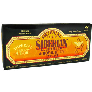 Imperial Elixir Siberian Eleuthero And Royal Jelly Extract 0.34 Oz - 10 Vials