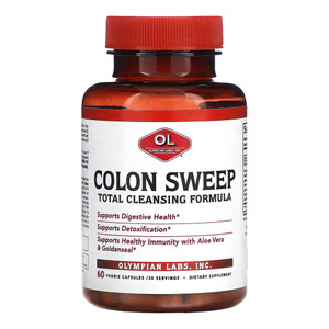 Olympian Labs Colon Sweep Supplement Capsules, 60 Ea