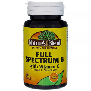 Natures Blend Full Spectrum with Vitamin C Tablets, 100 Ea