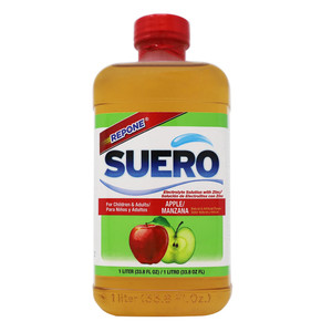 Suero Repone Electrolyte Solution, Apple and Manzana Flavor, 33.8 Oz Suero Repone Electrolyte Solution, Apple and Manzana Flavor, 33.8 Oz