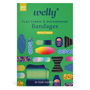 Welly Flex Fabric Bandages, 80 Ea Welly Flex Fabric Bandages, 80 Ea