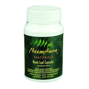 Neem Aura Organic Neem Leaf Capsules - 60 Ea Neem Aura Organic Neem Leaf Capsules - 60 Ea