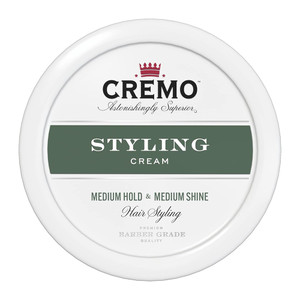 Cremo Barber Grade Hair Styling Cream Medium Hold and Medium Shine, 4 Oz