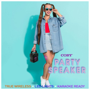 Coby Portable Wireless Bluetooth Mini Party Speaker, 1 Ea