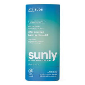 Attitude After Sun Stick SPF 30 Mint and Cucumber Cooling and Soothing Formula 2Oz (60ml)