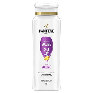Pantene ProV 2 in 1 Volume and Body Shampoo and Conditioner Parabens Free 12Oz (355ml)