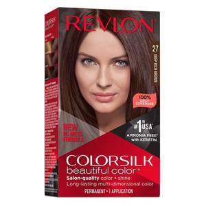 Revlon Colorsilk Beautiful Color Long Lasting Permanent Hair Color, Deep Rich Brown, 1 Ea