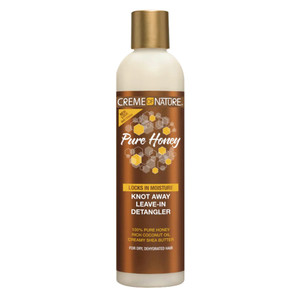 Creme of Nature Pure Honey Knot Away Leave In Detangler for Dry Dehydrated Hair 8Oz (236.5ml)