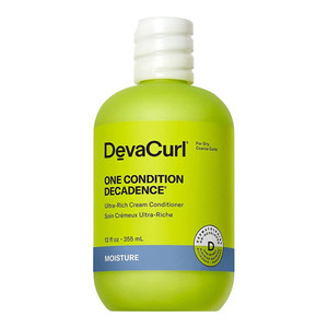 DevaCurl One Condition Decadence Ultra Rich Cream Hair Conditioner Intense Curl Hydration Formula 12Oz (355ml)