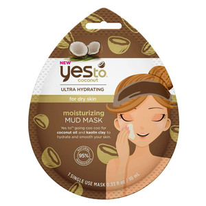 Yes To Coconut Ultra Hydrating for Dry Skin Moisturizing Mud Face Mask, 0.33 Oz Yes To Coconut Ultra Hydrating for Dry Skin Moisturizing Mud Face Mask, 0.33 Oz