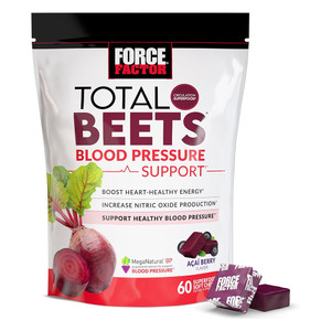 Force Factor Beets Soft Chews for Energy and Blood Pressure Support 60Ea