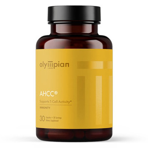 Olympian Labs AHCC 750mg T Cells Activity Vegetarian Supplement Capsules Support Immune Health 30Ea