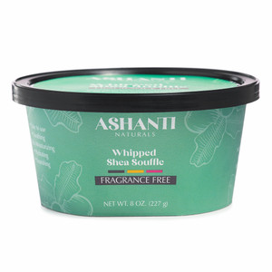 Ashanti Naturals Hydrates Soothes Sensitive Skin Whipped Shea Butter Fragrance Free 8Oz (170g)