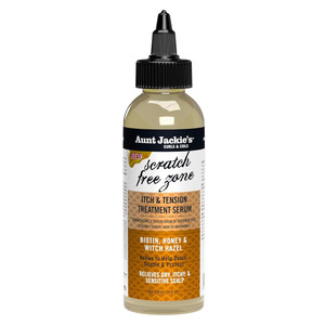 Aunt Jackies Scratch Free Zone Itch and Tension Treatment Serum Soothes Scalp Relieves Tension Moisturizes 4Oz (118ml)