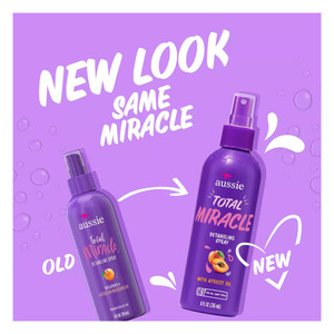 Aussie Detangles Smooths Softens Hair Hairspray Total Miracle Detangling 8Oz (236ml)