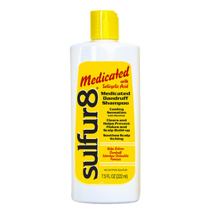 Sulfur8 Medicated Dandruff Hair Shampoo with Salicylic Acid 7.5Oz (222ml)