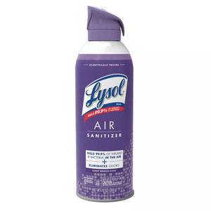 Lysol Air Sanitizer Spray for Eliminating Odors and Bacteria Light Breeze Scent 10Oz (283g)