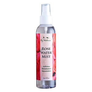 By Natures Rose Water Mist for Skin and Hair Hydration Refreshing Toning and Moisturizing 6Oz (117ml)