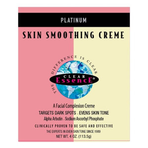 Clear Essence Platinum Smoothing Facial Complexion Cream Brightening and Moisturizing Formula 4Oz (113.5g)