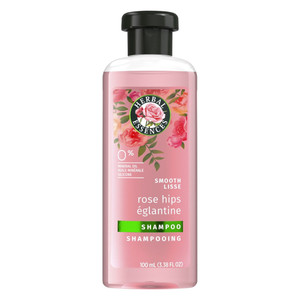 Herbal Essences Rose Hips Smooth Hair Shampoo for Softness and Shine 3.38Oz (100ml), Pack of 12