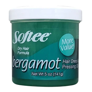 Softee Bergamot Hair Dress & Pressing Oil Dry Hair Formula 5Oz (141g)