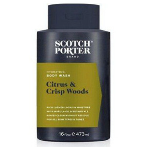 Scotch Porter Citrus and Crisp Woods Hydrating Body Wash 16Oz (473ml)