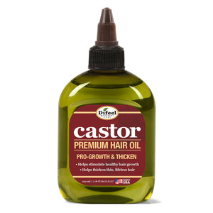 Difeel Castor Premium Hair Oil Pro Growth and Thicken Hair Oil Strengthening Volumizing 7.78Oz (230ml)
