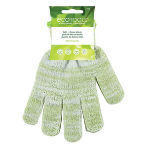 Ecotools Bath Exfoliating Gloves Pair for Dry Skin 1Ea