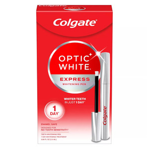 Colgate Optic White Express Whitening Pen for Teeth Whitening Support Formula 0.08Oz (2.5ml)