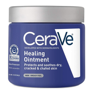 Cerave Healing Ointment Protects and Soothes Dry Cracked and Chafed Skin Fragrance Free 12Oz (340g)