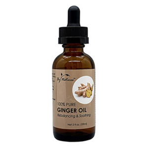 By Natures Ginger Oil for Hair Growth Scalp and Skin Care 2Oz (59ml)