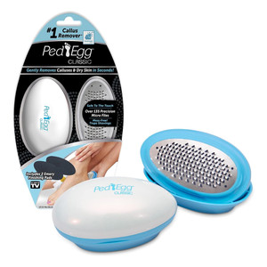 PedEgg Classic Callus Remover Tough Calluses Dry Skin to Reveal Smooth Soft Feet 1Ea