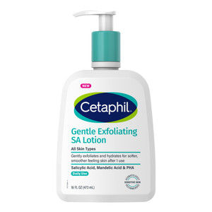 Cetaphil Gentle Exfoliating SA Lotion for Hydrate Smoother Skin 16Oz (473ml)