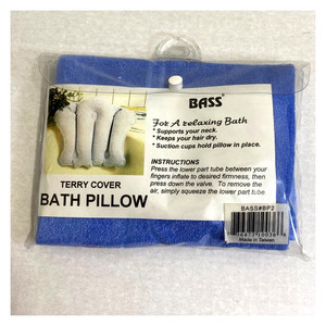 Bass Brushes Terrycloth Bath Pillow Support Neck Keeps Hair Dry Assorted Color 1Ea Bass Brushes Terrycloth Bath Pillow Support Neck Keeps Hair Dry Assorted Color 1Ea