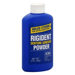 Rigident Denture Adhesive Powder Helps Keep Your Denture Tight and Comfortable 3Oz (85g)