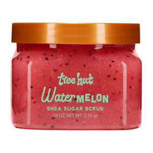 Tree Hut Watermelon Shea Sugar Scrub Exfoliating Hydrating and Moisturizing Body Scrub Reveal Smooth Soft and Glowing Skin 18Oz (510g)