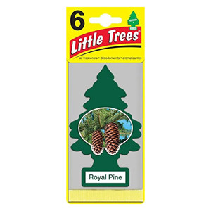 Little Trees Car Air Freshener Royal Pine Hanging Paper Tree  for Home or Car Provides Long Lating Fragrances 1Ea