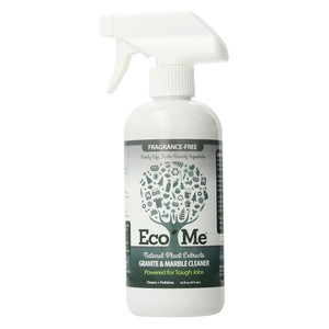 Eco me Natural Multi Surface Granite and Marble Cleaner Fragrance Free Scent Naturally Cleans and Polishes 16Oz (473ml)
