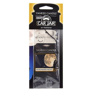 Yankee Candle Yankee Car Jar Paper Air Freshener Midsummer Night Fragrance Infused Paperboard Provides Easy Portable Fragrance 1Ea