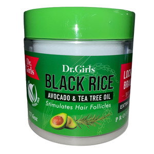 Dr Girls Super Grow Lock and Twists Braiding Gel Avocado and Tea Tree Oil Extra Mega Hold Stimulates Hair Follicles 17.6Oz