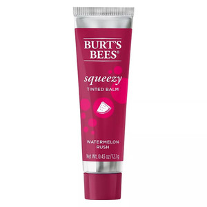 Burts Bees Squeezy Tinted Lip Balm Watermelon Rush for Soft Smooth Lips 0.43Oz (12.1g)